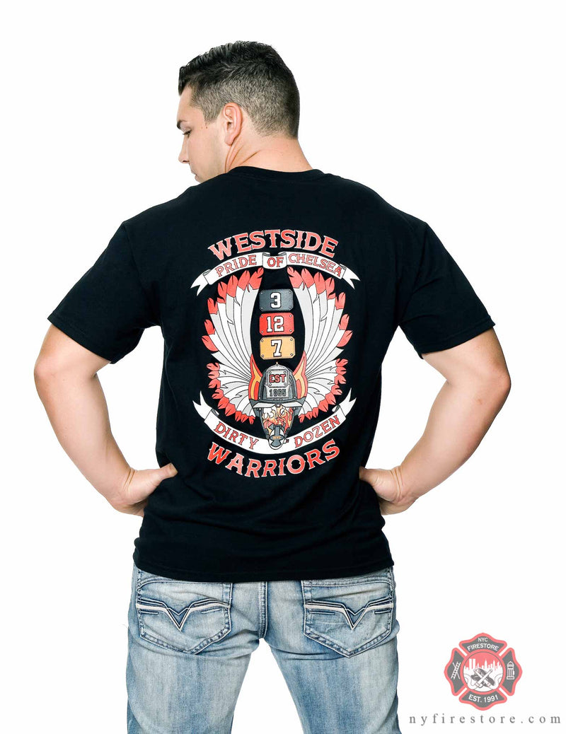Engine 3 / Ladder 12/ Battalion 7 "Westside Warriors" T-Shirt
