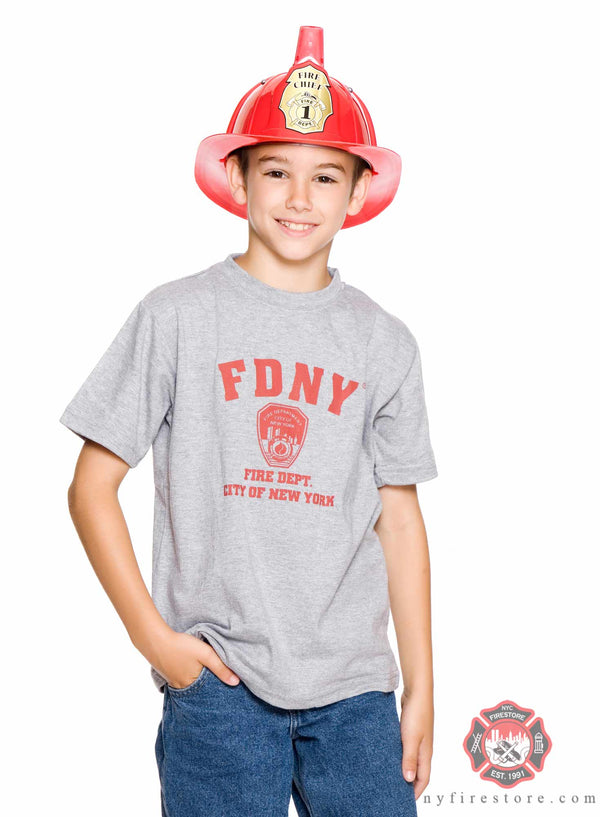 Kids Red Fire Dept. Helmet