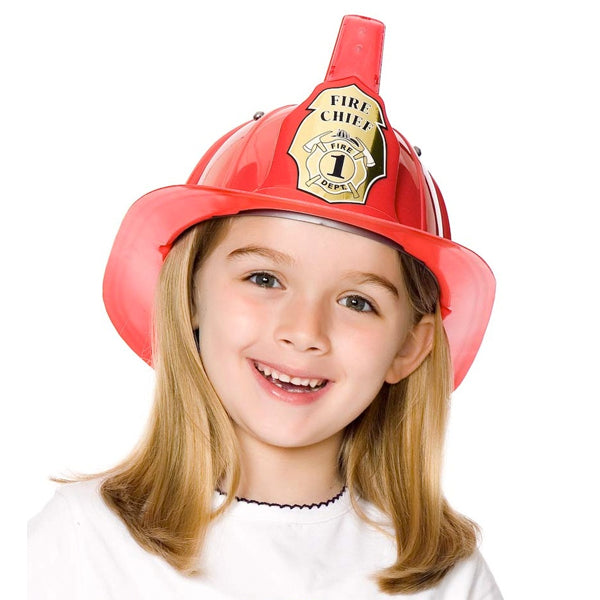 Kids Red Fire Dept. Helmet