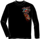 Firefighter American Pride Vehicles Long Sleeve Tee