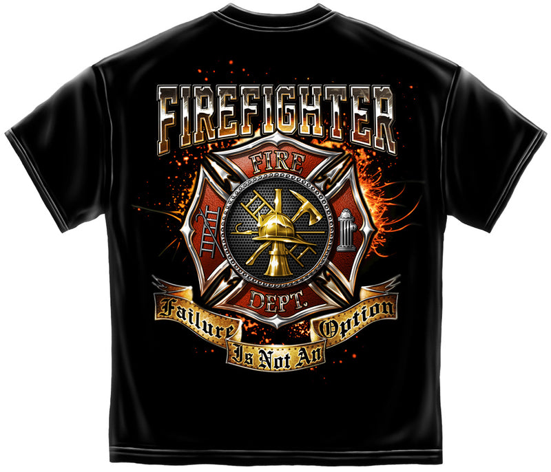 Firefighter "Failure is Not an Option" Tee