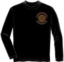 Firefighter Motorcycle Style Colors Long Sleeve Tee