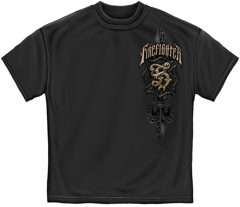 Firefighter Ornate Graphic Tee
