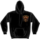 Firefighter Patriotic Skull Graphic Hoodie