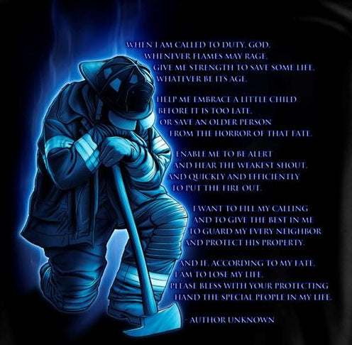 Firefighter's Prayer Hooded Sweatshirt