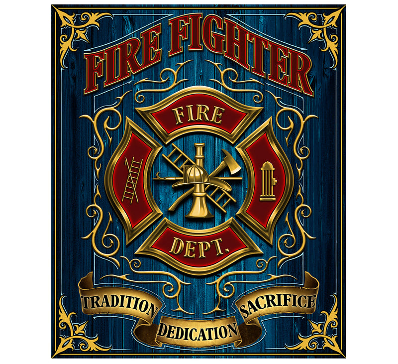 Firefighter Throw Blanket