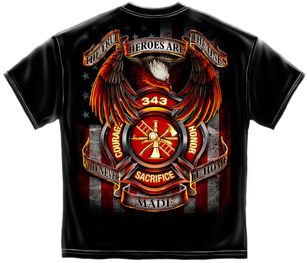 Firefighter True Heroes Tee
