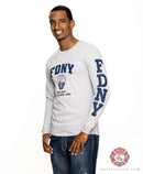 FDNY Long Sleeve Tee Shirt Gray 