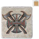 Hardcore Firefighter Stone Coasters (set of 4)