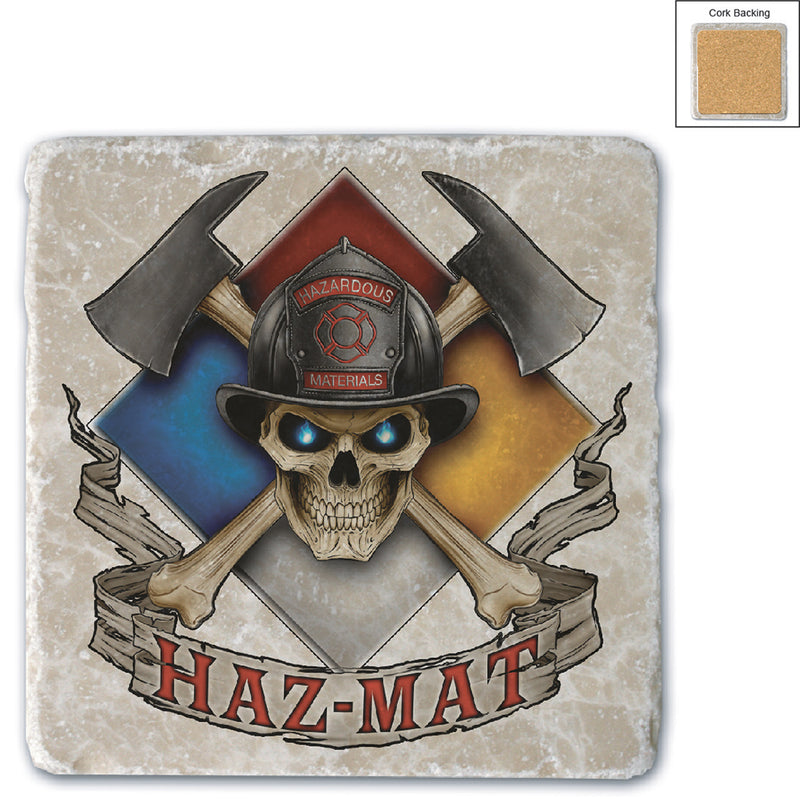HazMat Stone Coasters (set of 4)