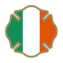 Irish Flag Maltese Cross Decal