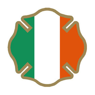 Irish Flag Maltese Cross Decal
