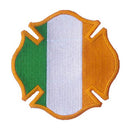 Irish Flag Maltese Cross Patch