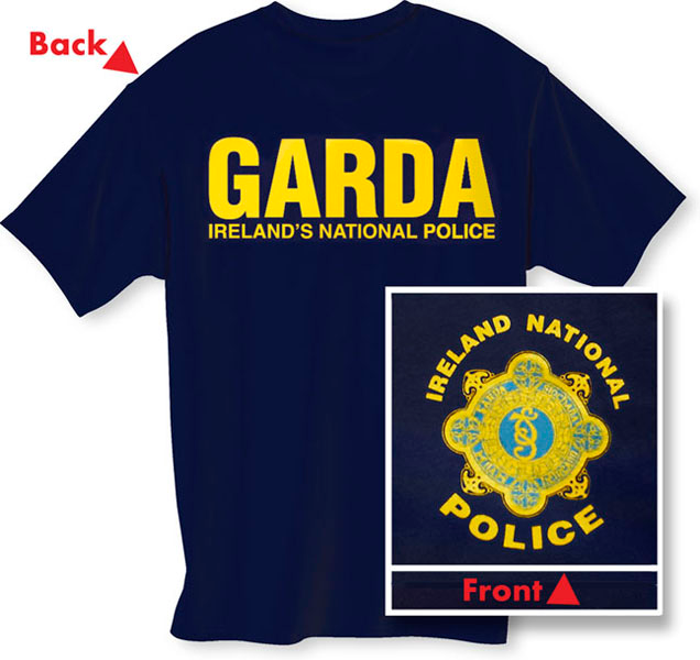 Irish "Garda" National Police Tee Shirt