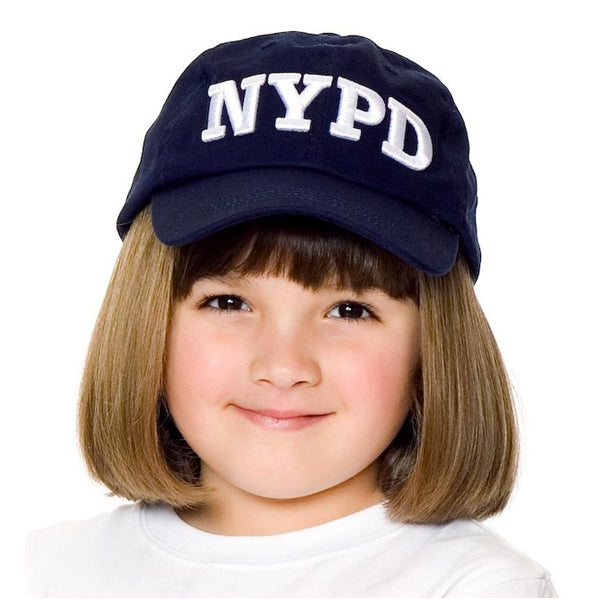 NYPD Kids White Letter Cap