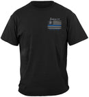 Law Enforcement Joshua 1:9 Flag Tee