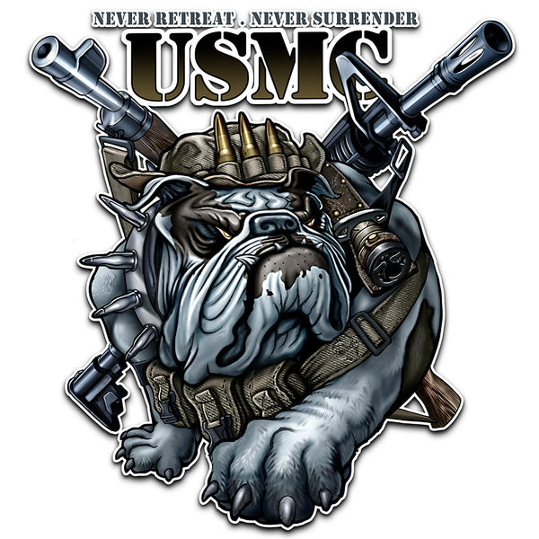 Marines' Bulldog DXF File for CNC