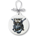 Marine Corps Bulldog Ornament