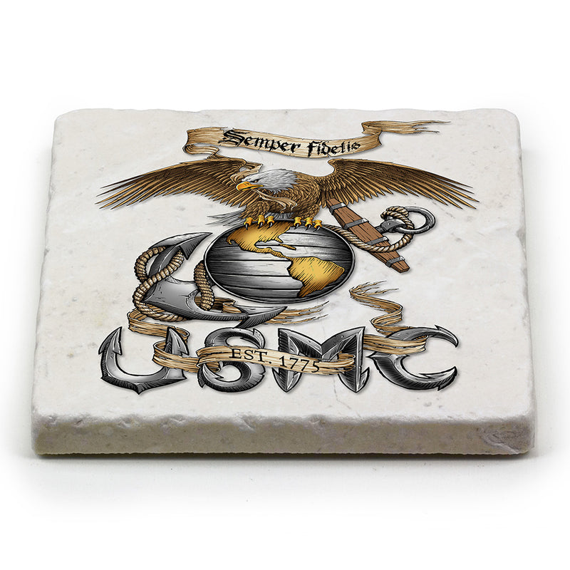 Marine Corps Eagle Coasters