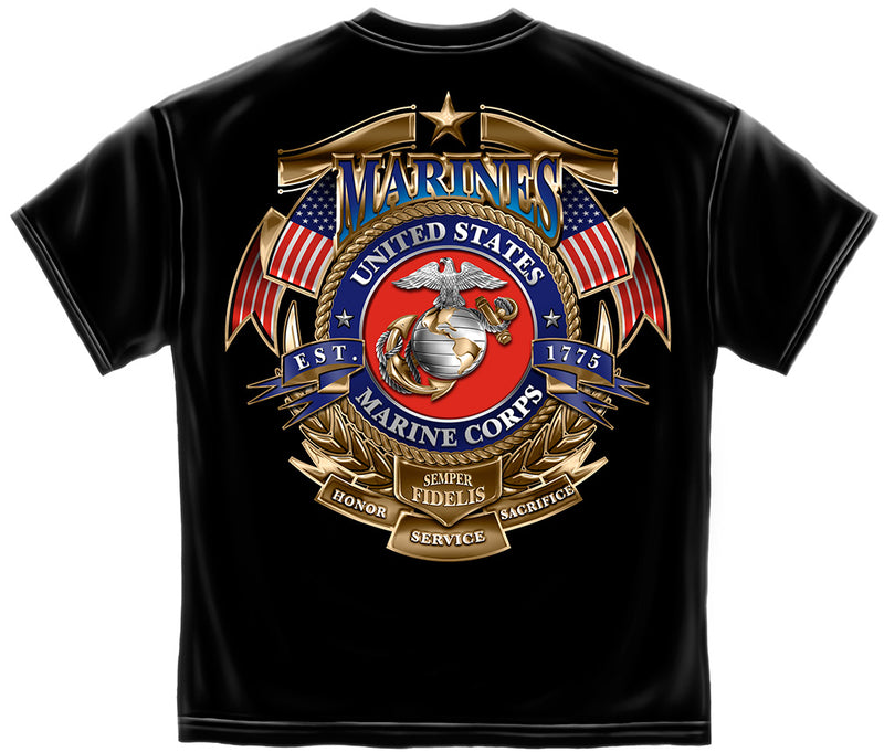 Marine Corps "Honor Service Sacrifice" Tee
