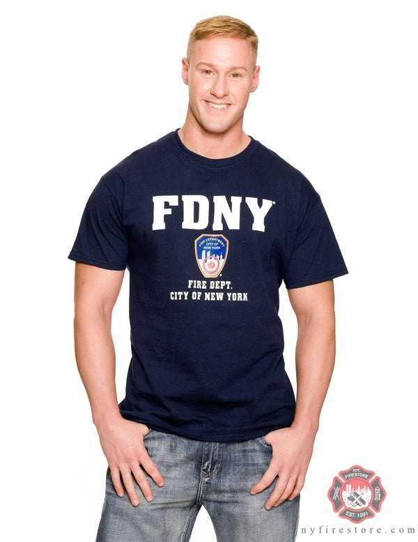 FDNY Navy Athletic Tee Shirt