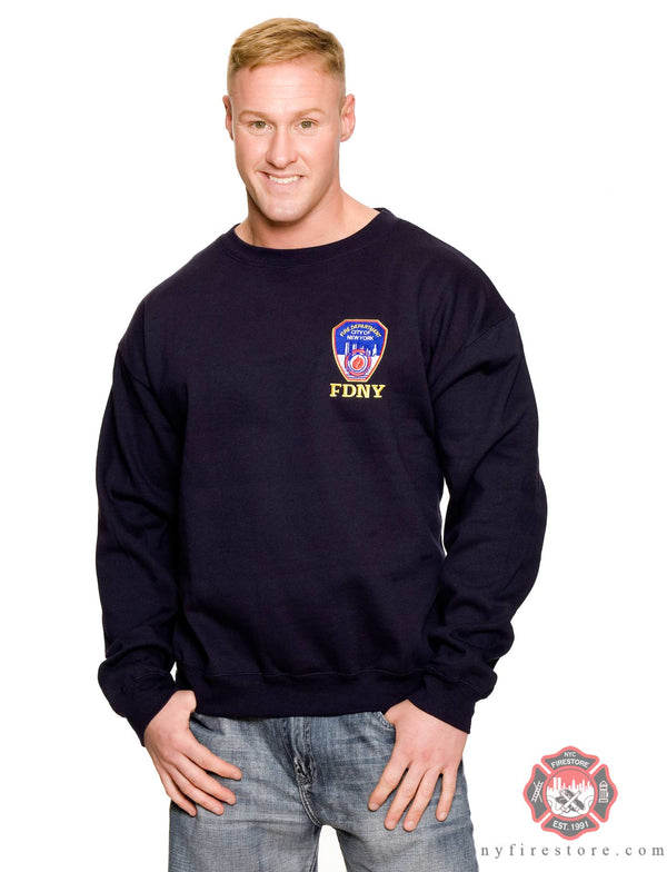FDNY Embroidered Navy Sweatshirt