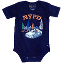 Navy NYPD Cruiser & Skyline Onesie