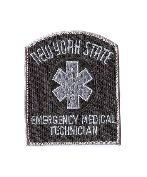 Subdued New York State EMT Tombstone Patch
