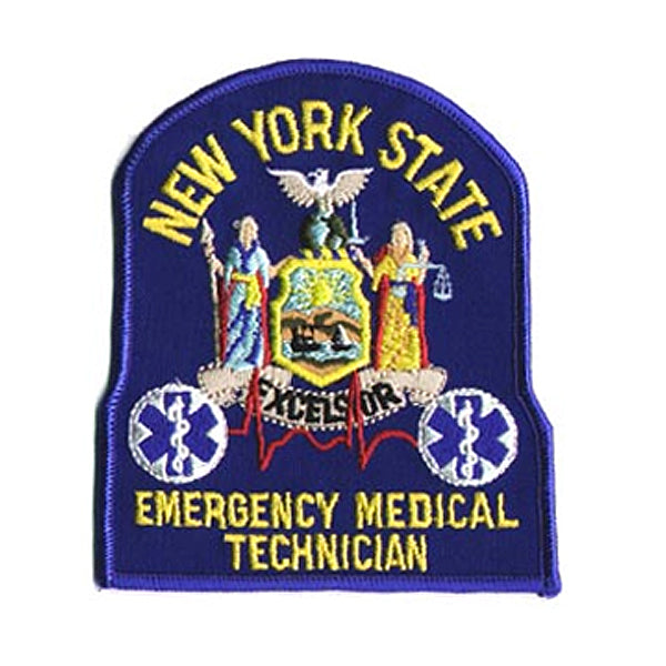 New York State EMT Patch Blue