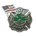 Maltese w/Shamrock & Flag Pin