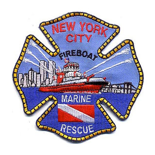 Fireboat Marine Rescue Patch