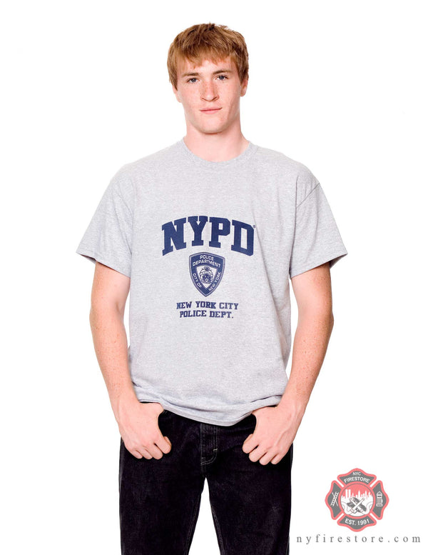 NYPD Gray Athletic T-Shirt
