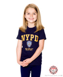 NYPD Kids Navy AthleticT-Shirt