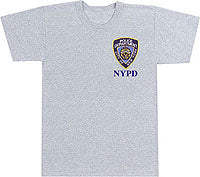 NYPD Kids Gray Logo T-shirt
