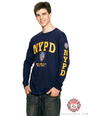 NYPD Long Sleeve Navy T-Shirt