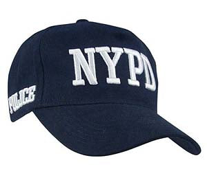 NYPD White Letter Cap