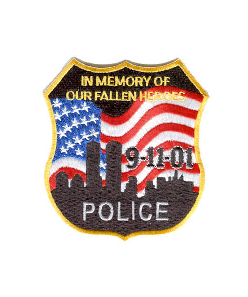 Police In Memory Of Fallen Heroes Patch