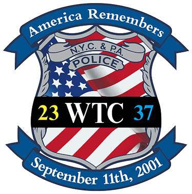 Police WTC Memorial Decal