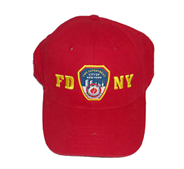 FDNY Red with Patch Cap