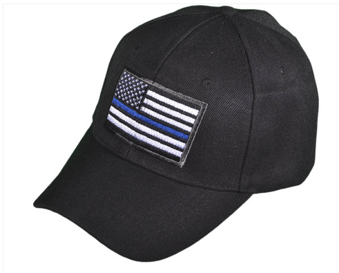 Thin Blue Line Subdued Flag Cap