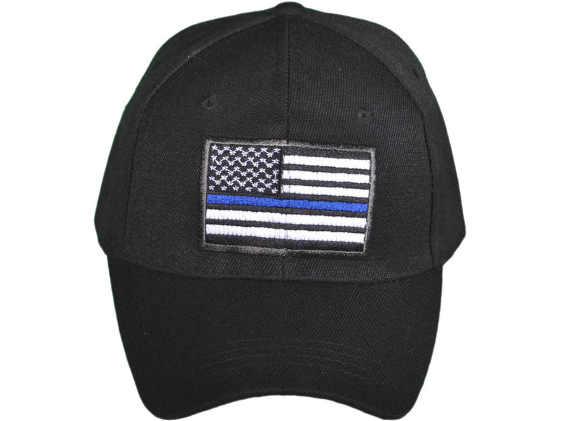Thin Blue Line Subdued Flag Cap