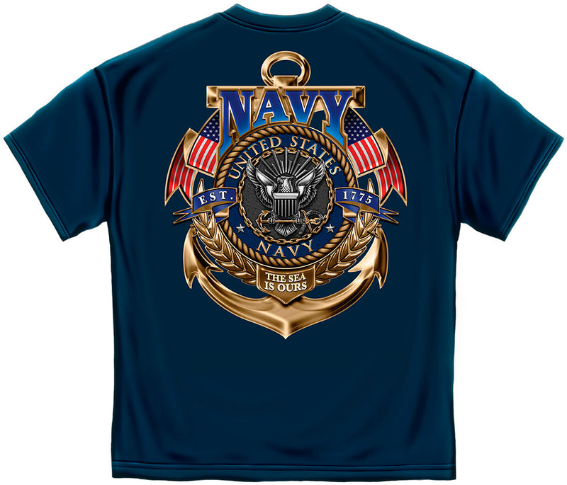 U.S. Navy "The Sea Is Ours" Tee