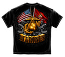Marine Corps Globe & Flags Tee