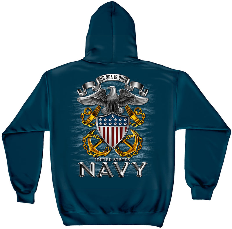 U.S. Navy Anchor Hooded Sweatshirt