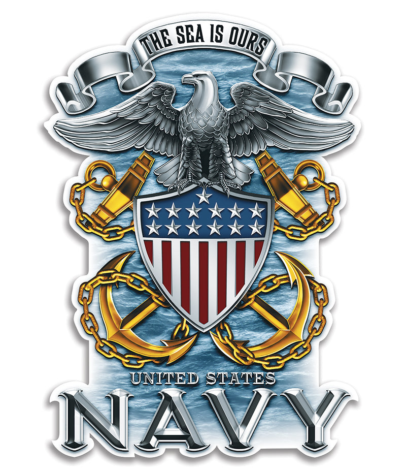 Navy Logo Decal