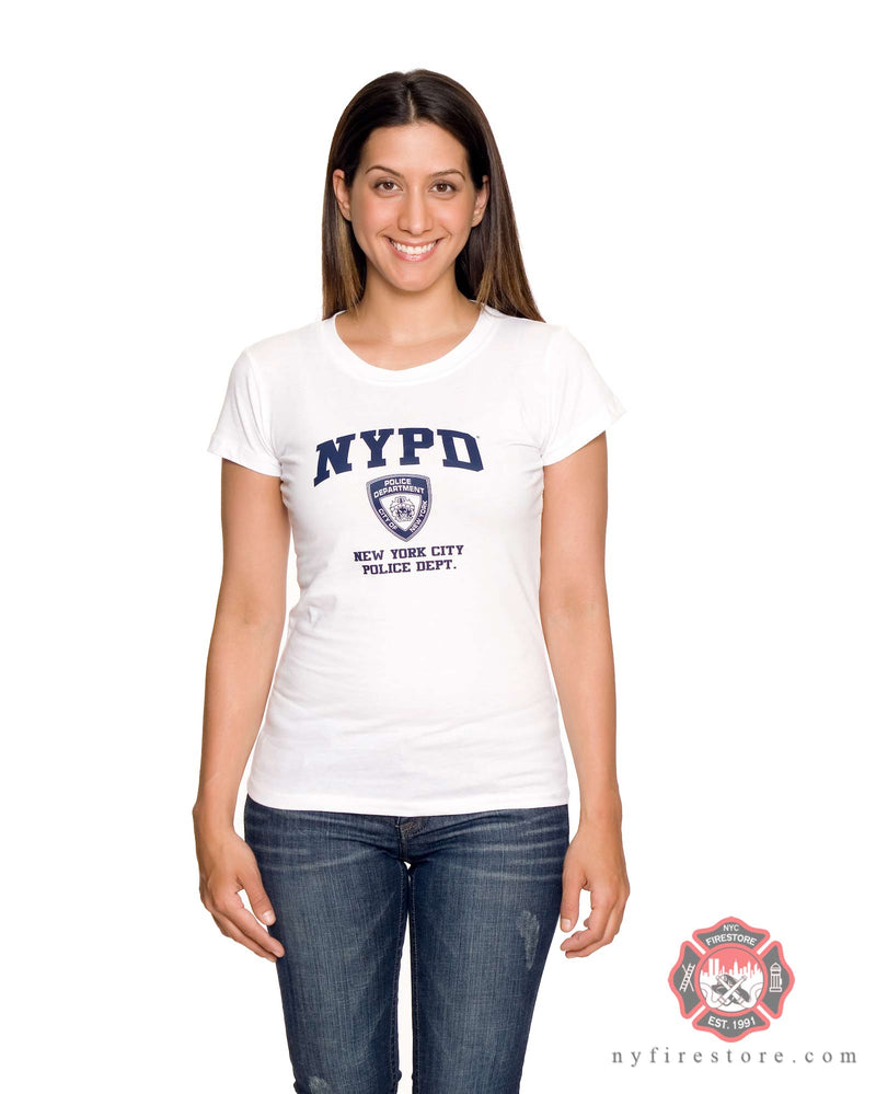 NYPD Women's White NYPD T-Shirt