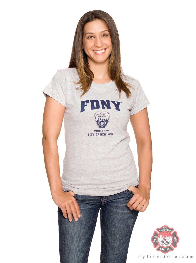FDNY Women's Gray T-Shirt
