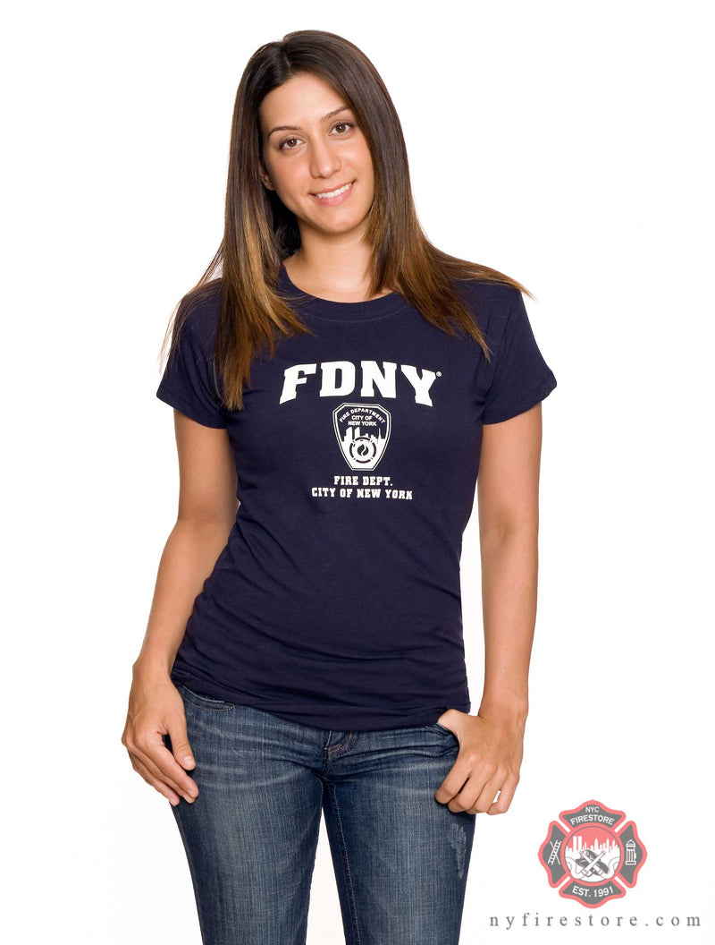 FDNY Women's Navy T-Shirt
