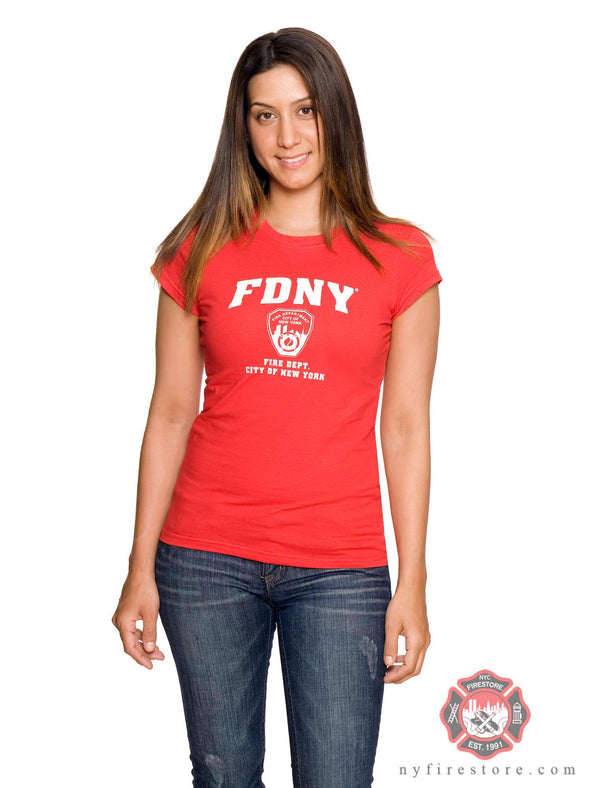 FDNY Women's Red T-Shirt