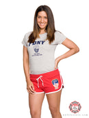 FDNY Women's Red "Keep Back 200 Feet" Shorts